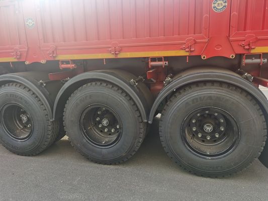 3 Axle Side Tilting Stake Cargo Trailer High Load Bearing Capacity