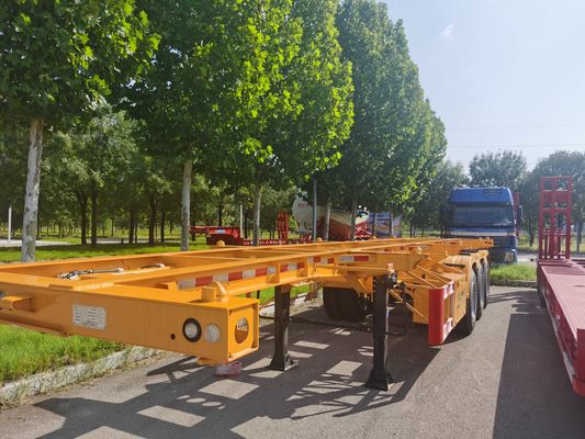 3 แอ็กซ์ 40ft กระดูก trailer สําหรับขาย กระดูก Semi-trailer